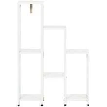 Outsunny Soporte para Flores, Soporte para Plantas, 7 Niveles, para Uso Interior y Exterior, Acero, Blanco, 65 x 23 x 94.5cm - 1 - Ver 7