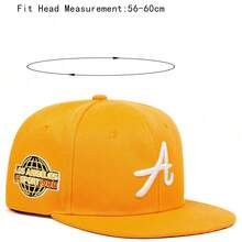 AR 1pc Men Gothic Letter Embroidered Baseball Cap, Adjustable Outdoor Sun Protection Casual Hat, Spring/Autumn