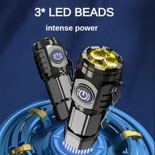 2 Rechargeable Headlights, 5 LED Bright Headlights, Lightweight USB Headlights, 8-Mode Headlights Suitable For Outdoor Running, Hunting, Hiking, Camping, Work, Decoration, And Maintenance, For Travel - 2 Pack - View 7