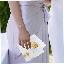 3piezas Pauelo Estampado De Algodn Para Mujer Pauelos Absorbentes De Sudor Elegantes Para De T Para Mujer - inicial - Ver 9