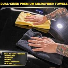 Meguiar's Shine - Toallas de Microfibra Reutilizables (6 Unidades)(Paquete de 6 toallas) - Multicolor - Ver 2