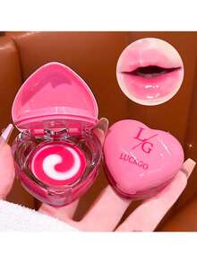 LUCKGO 心形双色唇膜 - 滋养丰盈，粉色，令双唇柔软 - 彩色 - 查看 4