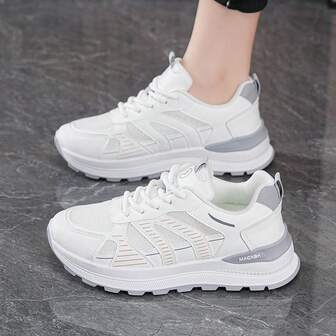 Women's Casual Leather Sneakers, Autumn/Winter