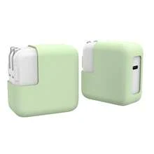 1个硅胶充电器保护套，兼容29W/30W/35W电源适配器，防尘硅胶充电器头保护套 - 綠色 - 查看 8