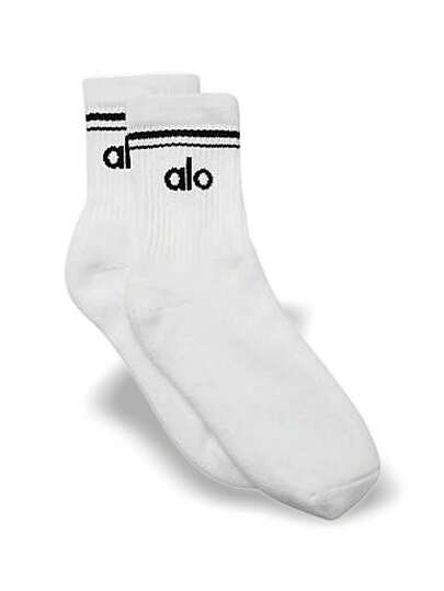 Unisex Sports Socks Sweat Absorption Breathable Warmth Decoration Versatile Logo Solid Good Elasticity Easy To Wash Quick Dry Sports Outdoor Running Yoga Daily School Unisex White A0480U-WHITE