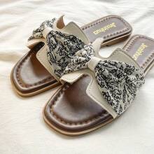 2025 New Stylish French Flat Sandals For Dresses, Summer Outdoor Wear - Beige - View 4