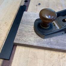 Tope de cepillado ajustable para carpintería, con tope para mesa de trabajo, 19 mm / 0,75 pulgadas. - Negro - Ver 2