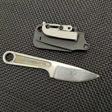Heavy-Duty Survival Knife - Full Stainless Steel Blade, Non-Slip Handle - Camping, Hunting, Emergency Preparation - Portable Outdoor Knife With Sheath - Industrial-Grade Construction, Wilderness Gear, Tactical Style, Precision Cutting Tool - White - View 2