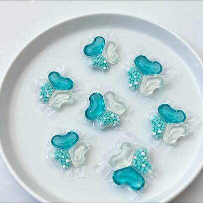 【茉莉三腔洗衣珠】治愈香氛 | 三腔设计，深层清洁+柔顺+护色+持久清新 | 柔顺、蓬松、护色 | 懒人洗衣秘诀，遇水即溶 #香氛珠 #洗衣科技