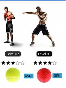 拳击反应速度拳击球MMA散打拳击手提升反应力手眼训练套装压力健身房拳击泰拳练习 - 彩色 - 查看 5