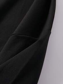 Sudadera informal de cuello redondo con estampado MILANO para hombre, primavera/otoño - Negro - Ver 4