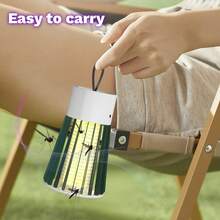 2pcs Insect Killer, Mosquito Killer, Flytrap Mosquito Killer Lamp Silent Electronic Insect Killer - Home, Indoor Killing Mosquitoes, Flies, Mosquito Killer And Flytrap For Gardens And Terraces, ABS Plastic Case - 白色 - 查看 3