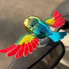 Wind - Powered Flapping Bird Ornament | Stick - On Car Rearview Mirror / Bicycle Decor | Cute Moving Wings Accessory - Nhiều màu - Xem 10