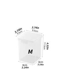 1pc Clear Storage Box, Gender Reveal Party, Perfect For Birthdays, Weddings, Parties, The Perfect Gift For Colleagues, Friends, And Family, Back To School - Clear - View 9