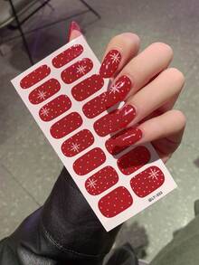 美甲贴纸，全甲贴片，自粘防水，无需移除，易于使用，适合女性美甲贴花、美甲饰品、派对、生日、时尚美甲等场合。 - 彩色 - 查看 6