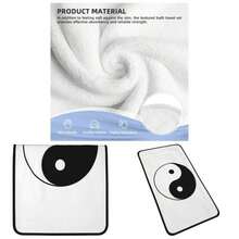 Toallas de mano negras - 16x28 pulgadas