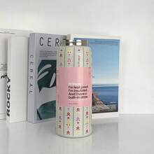 2025 New Insulated Stainless Steel Water Bottle With Straw For Sports And Travel,32oz - Vương miện hoa - 32oz - Xem 3