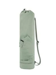 瑜伽垫包 全拉链瑜伽垫收纳袋 多功能收纳袋 运动健身包 瑜伽垫携带包 带抽绳水壶袋 防水底部防溅袋 男女瑜伽必备配件