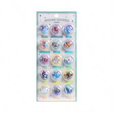 3D Embossed Stickers - Candy, Ocean Animals, Ice Cream, Space Ghosts, Crystal Decorative Stickers For Children - Multicolor - View 5