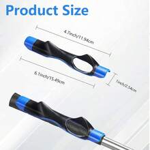 Grip Trainer Club - Improves Grip Strength, Accuracy Swing, Trains Correct Hand Position Superior Performance - Training Aid All Levels - Màu xanh lam - Xem 3