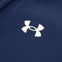 Under Armour 男士宽松连帽夹克，休闲连帽运动外套，适合通勤、户外活动和健身训练 - 藍色/白色 - 查看 7