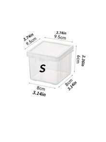 1pc Clear Storage Box, Gender Reveal Party, Perfect For Birthdays, Weddings, Parties, The Perfect Gift For Colleagues, Friends, And Family, Back To School - Clear - View 7