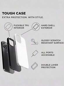White Polka Dot Pattern, Durable, Shock-Absorbing Two-In-One Large Hole Mobile Phone Case - Compatible With IPhone 16,15,14ProMax,13,13Pro,13ProMax,12,12Pro,12ProMax,11,11Pro,11Pro And Galaxy S25/S25 Plus/S25 Ultra/S24/S24 Plus/S24 Ultra/S24 FE/S23/ S23+/S23 Ultra/S22/S22+/S22 Ultra/S21/S21+/S21 Ultra/S20 ULTRA/A71/A56/A55/A54/A53/A52/A34/A26/A15/A16/A14/A13/A06Maxand Is A Thoughtful Birthday Gift For Your Girlfriend, Boyfriend And Friends. - 款式1(1pc) - 查看 4
