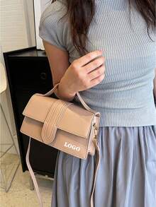 Bolsos de hombro para mujer - Caqui - Ver 3