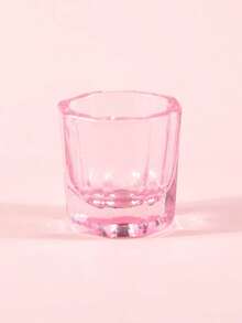 Klimonla 1pc Glass Cup, Nail Art Acrylic Powder Nail Art Cups Bowl Glassware Tools, Pink,Nail Supplies,Nail Tools,Nail Art Tools,Back To School,Nails,Nail Tools Press On Nails - 粉紅色 2 - 查看 8