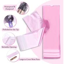 Tattoo Pen Machine Cover Grip Tape Wrap - 200Pcs Tattoo Pen Covers And 4Pcs Tattoo Grip Wrap Combination Grip Tattoo Machine Covers Tattoo Tape Wrap Tattoo Supplies - Multicolor - View 3