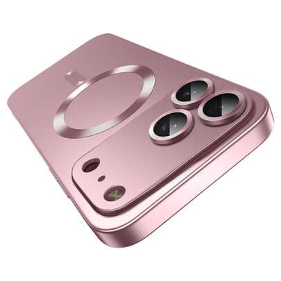 金属质感软壳手机壳，兼容 17、17 Air、17 Pro、17 Pro Max，超薄设计，防刮耐磨，有效吸收冲击，全面保护摄像头，也适用于 13、11、16 Pro Max、15、14、12、16e。