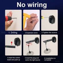 Nueva luz de pared solar con 3 modos, sensor de movimiento, luz LED solar, iluminación de granero, luz decorativa con luz cálida, adecuada para porche, patio, jardín, terraza - Negro - Ver 13