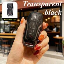 1 pieza Funda protectora de TPU para llave de coche apta para Fusion, Mustang, F150, Edge, Explorer, accesorios de automóvil sin llave - Multicolor - Ver 6