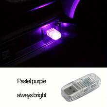 1pc USB Powered Car Atmosphere Neon Light - Car Touch Lamp, Sound Activated Multicolor Decorative Light, 20+ Effects, Non-Waterproof, Easy Installation, Suitable For Most Vehicles, No Battery Required - Multicolor - View 11