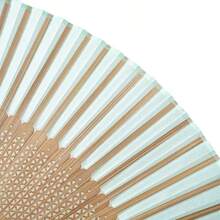 1 leque dobrável retrô estilo chinês e japonês, leque portátil com cabo de bambu e tecido de seda, ideal para o Dia das Mães, formatura, aniversário, Natal, presentes para amigos, leque dobrável vintage, design clássico, adereço para apresentações de dança, fotografia, decoração de quarto charmosa - Multicolorido - Ver 9