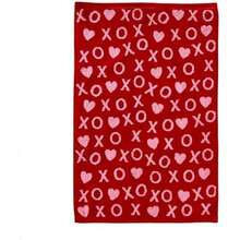 SKL Home - Juego de Toallas de Mano para el día de San Valentín, 2 Unidades(Xs y Os) - Multicolor - Ver 6