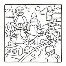 1 Piece 21x21cm "Fluffy Blanket" Cute Adult Coloring Book, Thick Opaque Paper, Clear Lines | Adorable Plush Creatures And Cozy Handcraft Scenes, Stress Relief, Ideal Gift For Crafters, Autumn Stationery, School Supplies, Art Materials - Fluffy Quilt - View 6