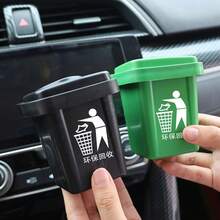 Stainless Steel Wall Mounted Ashtray With Lid For Living Room Bedroom Trash Can Shape - Anti-Flying Ash No-Drill Fly Ash-Proof Trash Can Design Holiday Gift - Multicolor - View 5