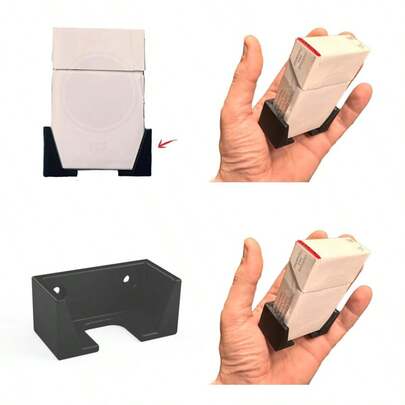 Wall Mount Cigarette Pack Holder Standard 20-Pack Size Smoker Gift Smoke Shop Must Have Matte Black Made In Texas 1ct.-Liuruisongdediana