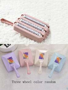 1pc Dual Roller Cleaning Brush, Carpet Cleaning Brush, Multi-Functional Dust Remover Brush