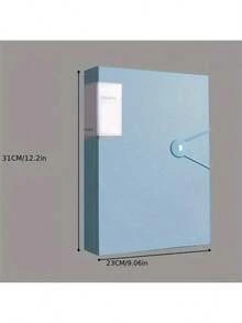 60-Fach A4 Aktenordner, geeignet für A4 Dokumente wie Prüfungsunterlagen, aus PP Material, transparent & wasserdicht, praktisch für Zuhause, Schule, Büro Dokumentenaufbewahrung und -organisation, ideal für den Schulanfang - Einzelstück - Übersicht 2