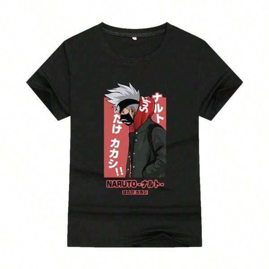 Men'S Pure Cotton T-Shirt Isekai T-Shirt Joker Dressed To Kill T-Shirt Joker Skull T-Shirt Joker Stance Black T-Shirt Katana Flower T-Shirt Lineup Logo T-Shirt Summer 100% Cotton New Men Women ' S Anime T Shirt Ahegao Cosplay Manga Streetwear Unisex Tee Oversized Short Sleeve Clothes Comfortable Outdoor Casual Wear - Black - View 1