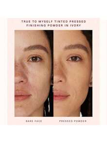 Rare Beau-ty Polvos de acabado compactos con color y sin talco True to Myself, tono marfil claro con subtono cálido - Marfil - Ver 5