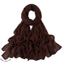 Modal Cotton Hijab Scarf For Women With Undercap Set,CoffeeBrown - CoffeeBrown - View 9