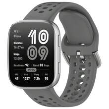 Compatible With Amazfit Bip 6 Band, 22mm Width Silicone Replacement Strap For Amazfit Bip 6 Smartwatch{Inchcolor_nameinch:InchDeepGreyinch} - 深灰色 - 查看 1