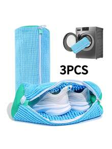 1/2pcs 360° Shoe Washing Machine Bag For All Shoe Types - Anti-Deformation, Machine Washable, Air-Drying, Protective Laundry Bag With Rich Fleece Inside, Perfect For Sneakers And Casual Shoes, - Multicolor - View 47