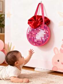 3/6/12 piezas Bolsas de regalo de fiesta de discoteca Bolsas de obsequios con bola de discoteca Bolsas de tela Suministros de los años 70 y 80 para decoración de despedida de soltera, cumpleaños, boda, baby shower - Multicolor - Ver 5