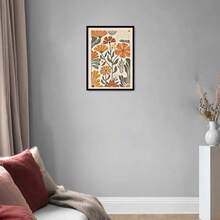 两幅波西米亚风花卉墙画 - 充满活力的野花和树叶设计，无框帆布画，适用于客厅、卧室、儿童房装饰，室内/室外皆可使用，现代经典风格，无框墙面装饰，朋克风格，无框帆布画，墙面装饰 - 彩色 - 查看 18