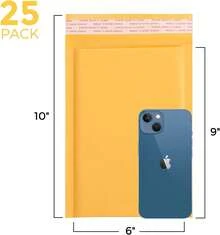 Bubble Mailers - 15,2 x 25,4 cm - Xem 2