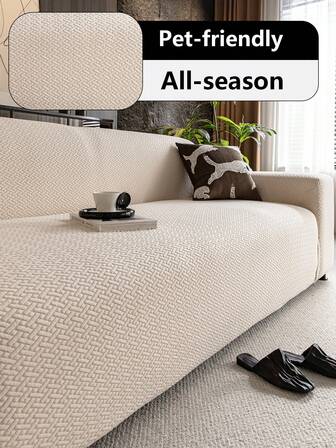 1 pieza Funda de sofá versátil a cuadros, funda todo incluido, sin pelusa, extraíble y lavable, a prueba de polvo, antideslizante, protector de sofá